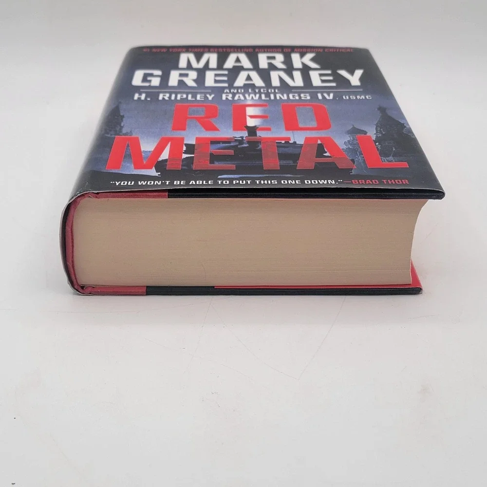 Mark Greaney Red Metal Hardcover First Edition 1st Printing Military‎ Thriller